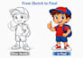 design a custom 2d cartoon character or mascot for your brand or project